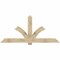 Ekena Millwork Redmond Rough Sawn Timber Gable Bracket, Douglas Fir, 84"W x 38"H x 2"D x 6"F, 11/12 Pitch GBW084X38X0206RED00RDF - alternate 1